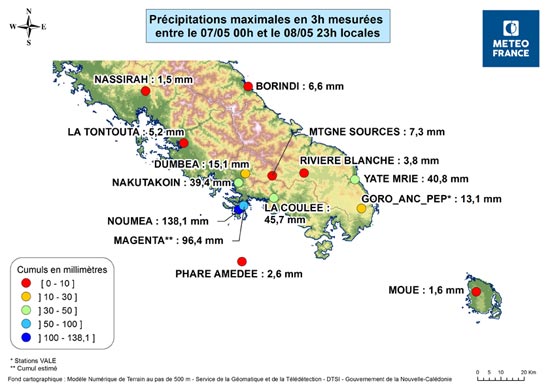 carte precip M