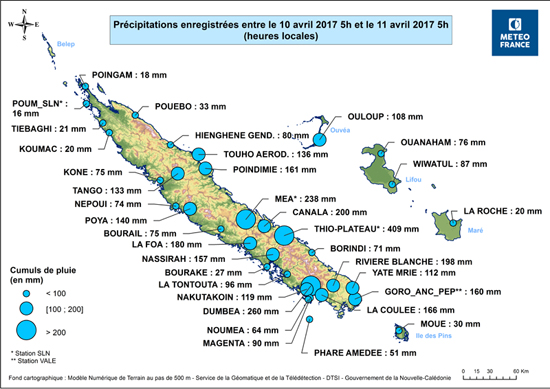 carte pluie ptt