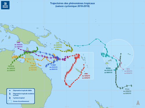 carte trajectoire saison 2018-2019