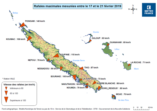 carte vent ptt