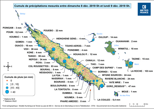 carte pluie ptt