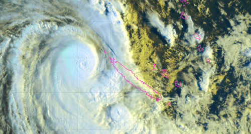 Himawari le 5 3 21 à 20hUTC