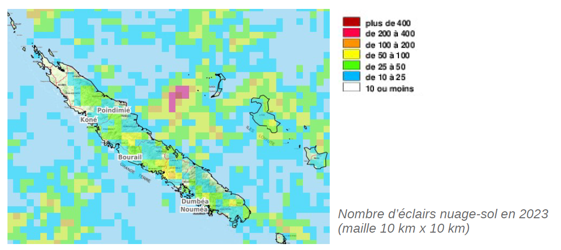 Nombre eclairs nuage sol2023