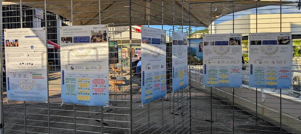 Exposition « Changement Climatique : quelles solutions d’adaptations pour les entreprises calédoniennes ? » de l’EGC