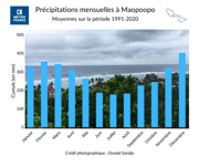 Graphique pluie Maopoopo