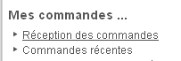 Mes commandes