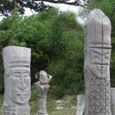 Totems en baie de Saint-Maurice © Jacques Vrignaud