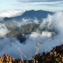 Le mont Humbolt : retenue de nuages sur la côte Est © Delphine Jonnard 