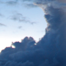 Formation nuageuse et pluie au dessus de Oudjo © Oliver Schmid 