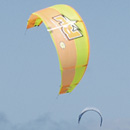 Kitesurf sur le banc de sable de l'îlot Goéland © Alain Rio