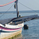 Pirogue échouée © Jacques Vrignaud