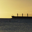 Coucher de soleil au Kuendu beach © 